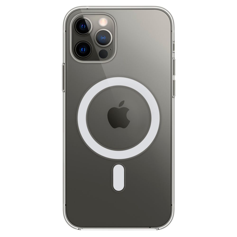 Capa Transparente, Com Suporte Para Carregamento Magnético, Para iPhone 12 / 12 Pro