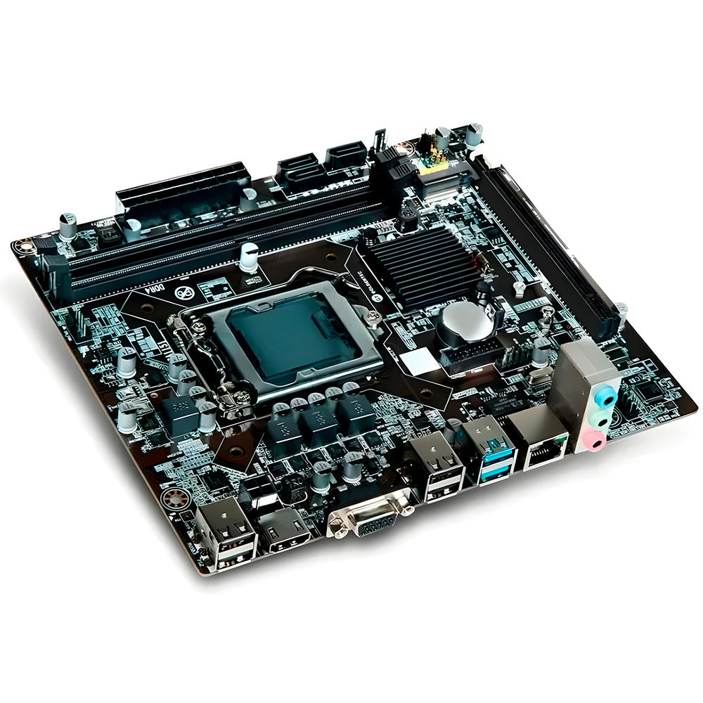 Placa Mãe Soquete 1151 H310C DDR4, Com Slot M.2 NVMe, PCI Express, HDMI e Rede Gigabit, Goldentec - GT-H310C-M.2