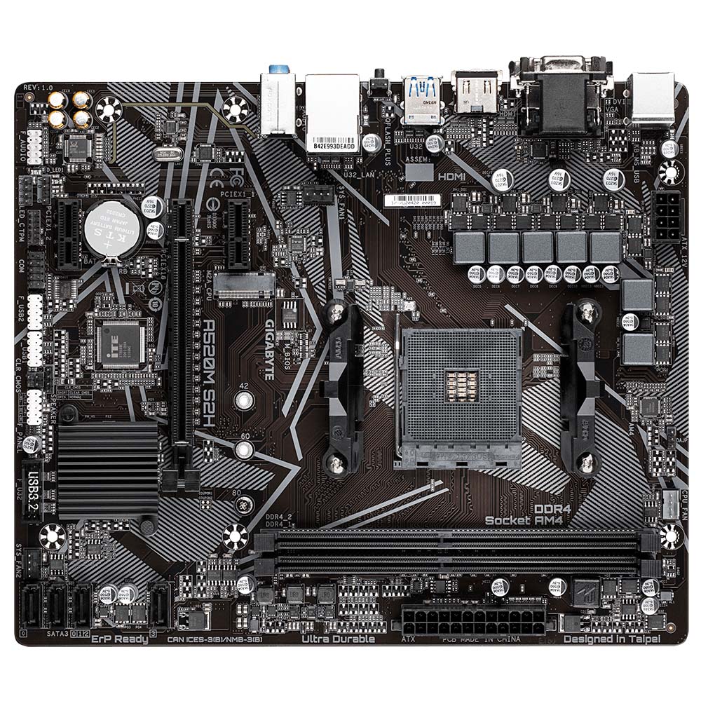 Computador Gamer Aquarius Ryzen 5 5600GT, 16GB RAM, NVME 500GB, Gab SVR-275B , Radeon Vega 7 Integrado, Windows 10