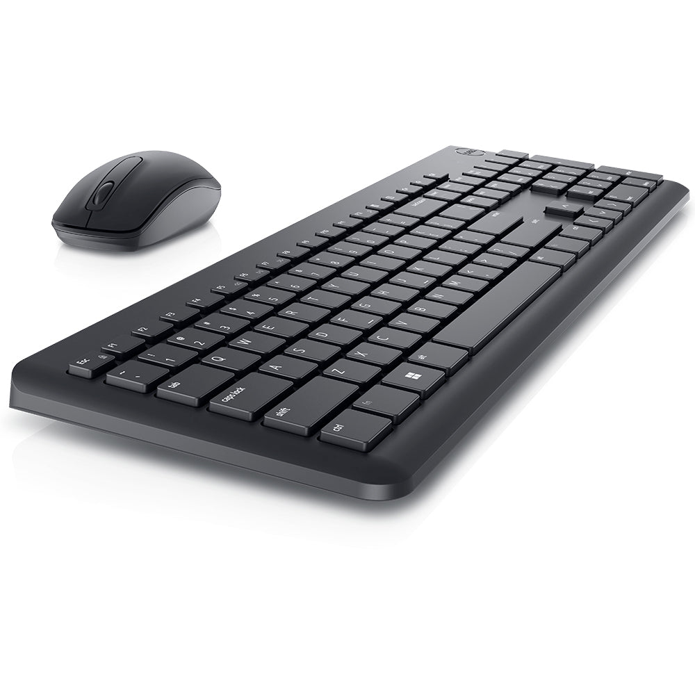 Teclado e Mouse Sem Fio Dell KM3322W, USB, ABNT2, Preto - 580-BBBB