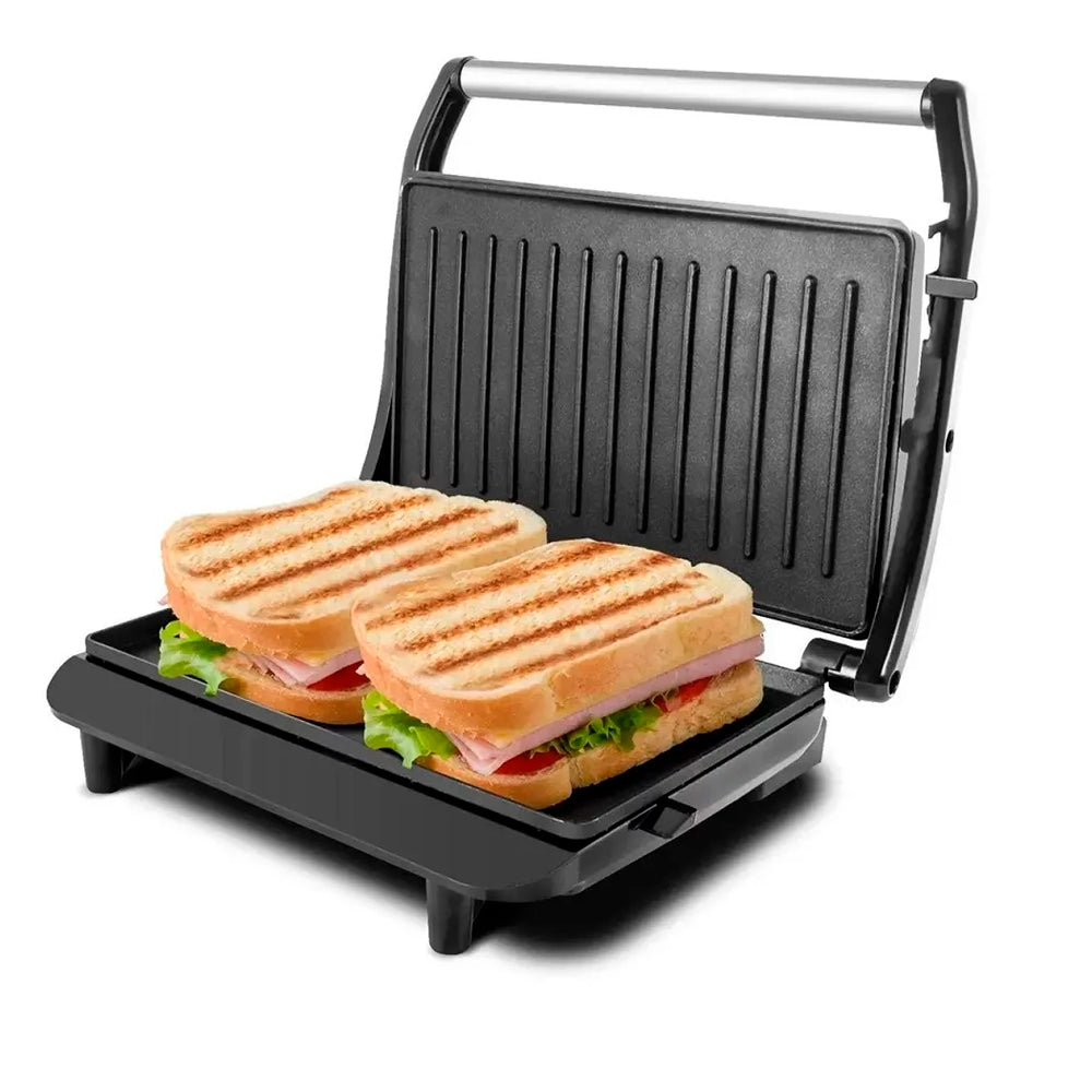 Sanduicheira Britânia Press Chapa Ondulada, GRILL PRESS 127v, Lisa BGR27I 850W - Preto/Inox
