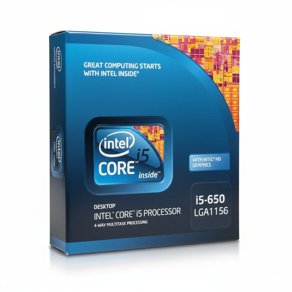 Processador Intel Core i5-650 3.20GHz, 4M Cache, Dual-Core, 2 Threads, LGA 1156, Com Caixa