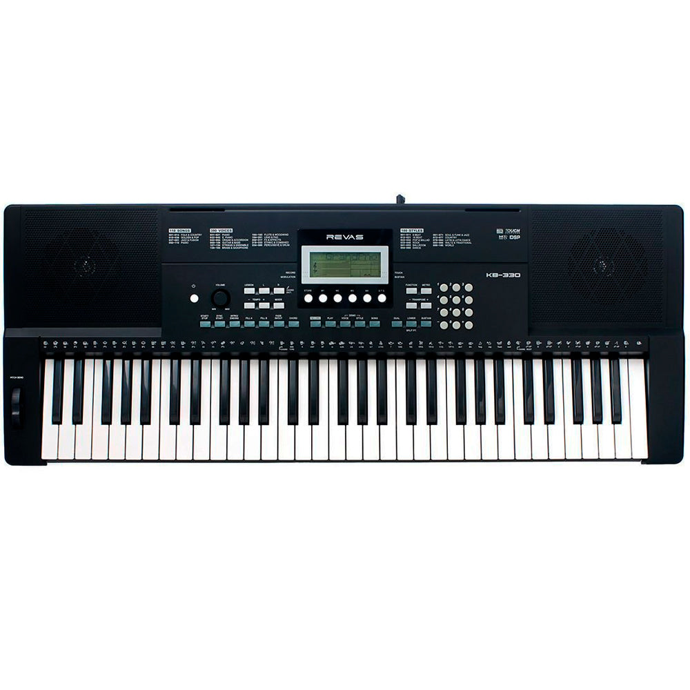 Teclado Roland Revas KB-330 Kit Com Capa, Fonte, Suporte e Pedal Sustain