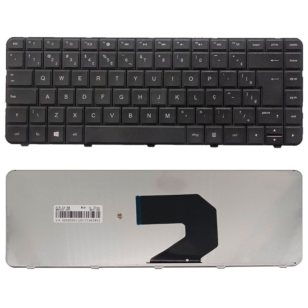 Teclado Notebook Compatível HP G4-1000, G6-1000, CQ43, CQ57, CQ58, PN:MB305-001, Preto