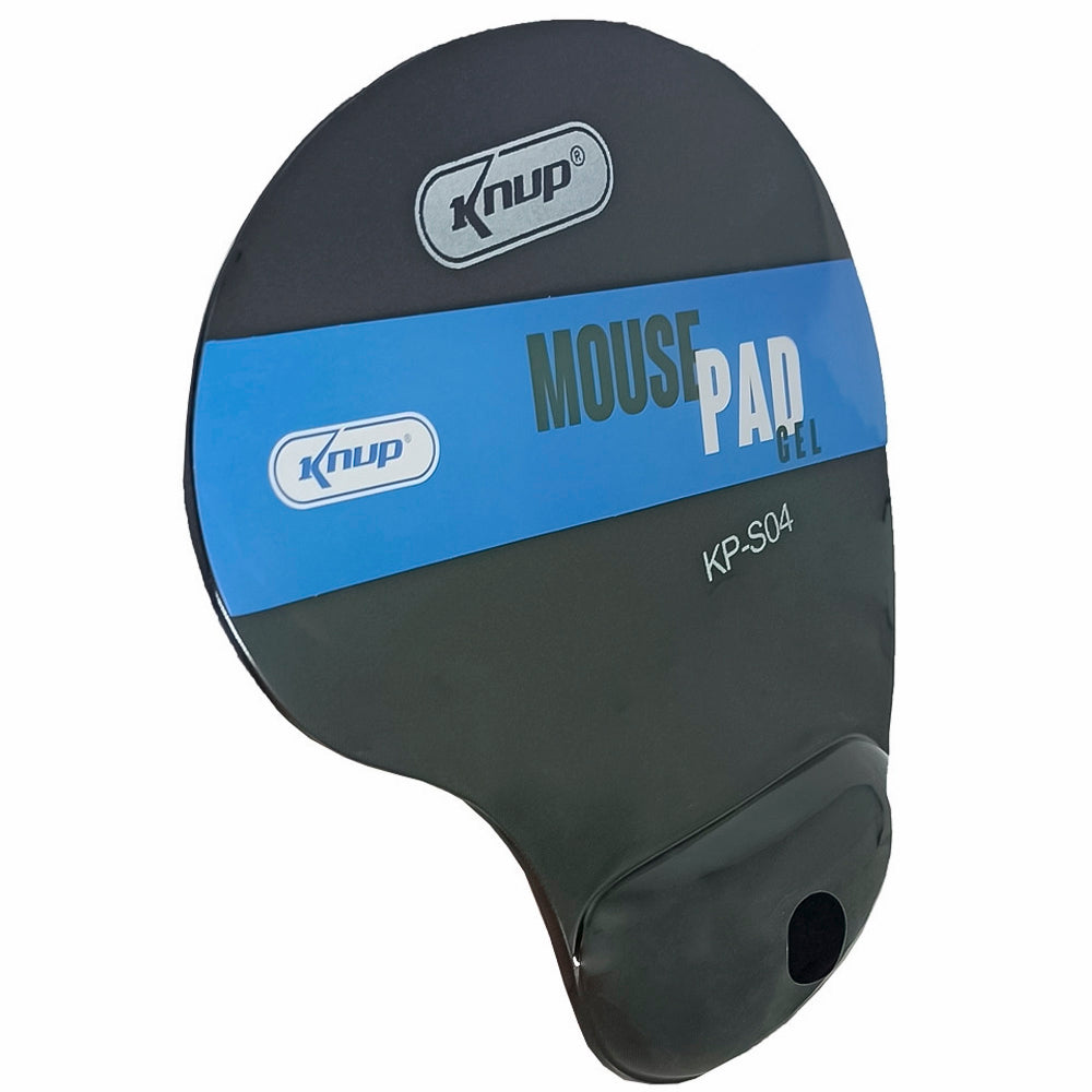 MousePad Ergonômico com Apoio de Pulso em Gel 22x21cm KNUP - KP-S04