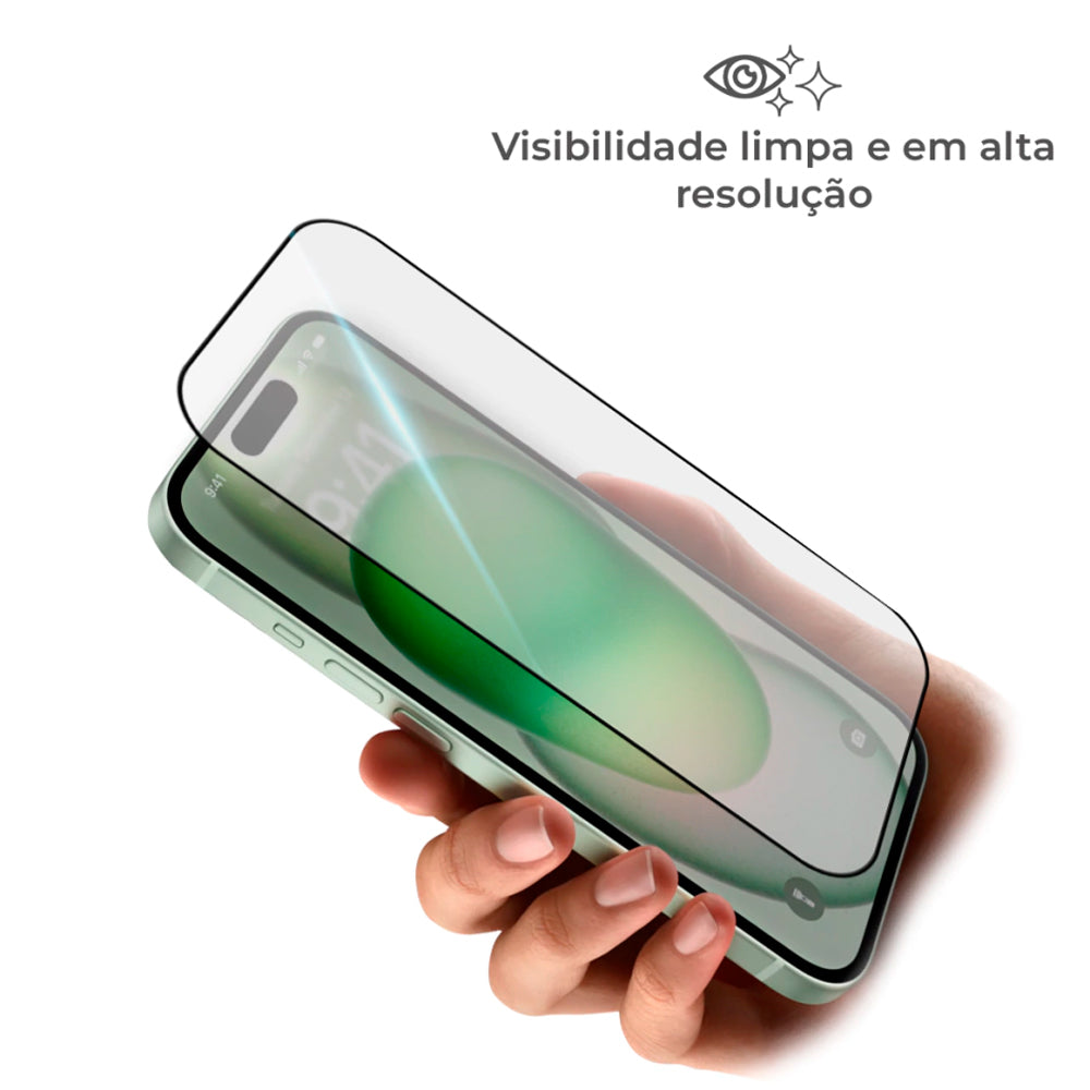 Pelicula Protetora de Tela, 3D, Para iPhone 15 Pro Max