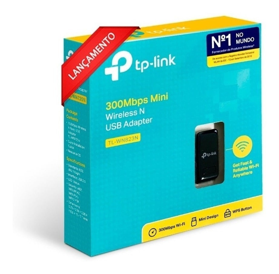 Adaptador USB Wi-Fi Wireless Tp-Link Wn823n 300mbps