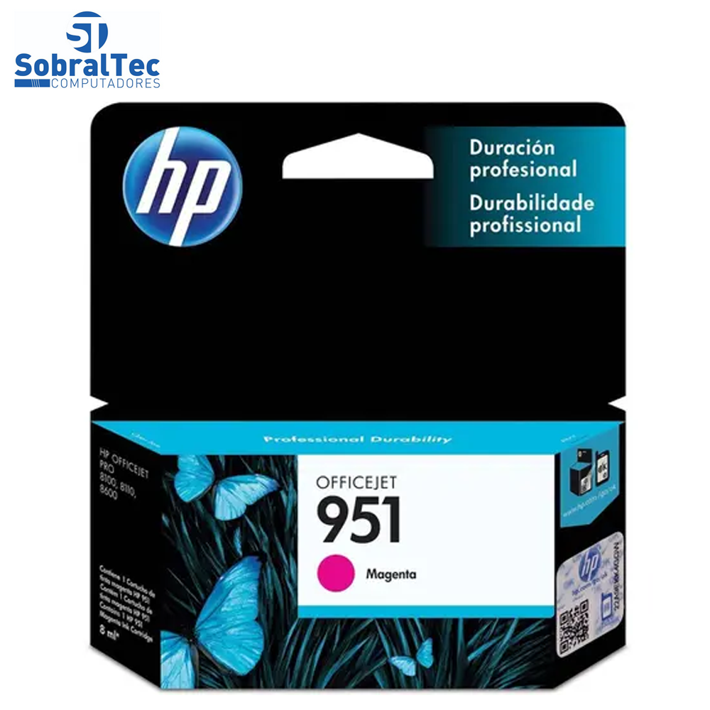 Cartucho hp 951 magenta cn051al