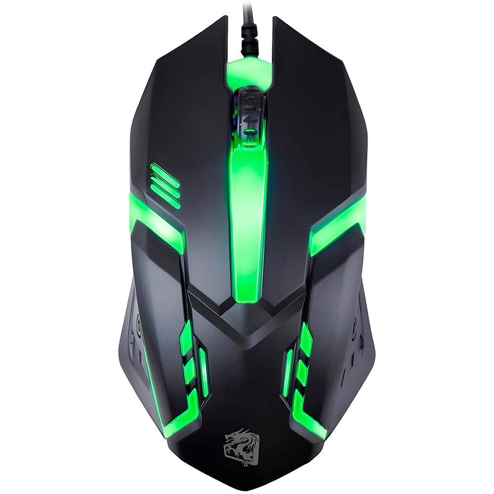 Combo Gamer 4 em 1 Canopus Teclado ABNT 2, Mouse, Headset P3 e Mousepad, LED em 7 Cores, CGCS41, ELG