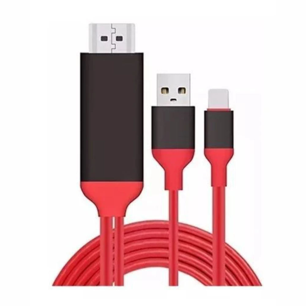 Cabo Hdmi Para Celular Hdtv Iphone 5,5s, 6, 6s, 6 Plus Ipad Para Tv Knup KP-H5900