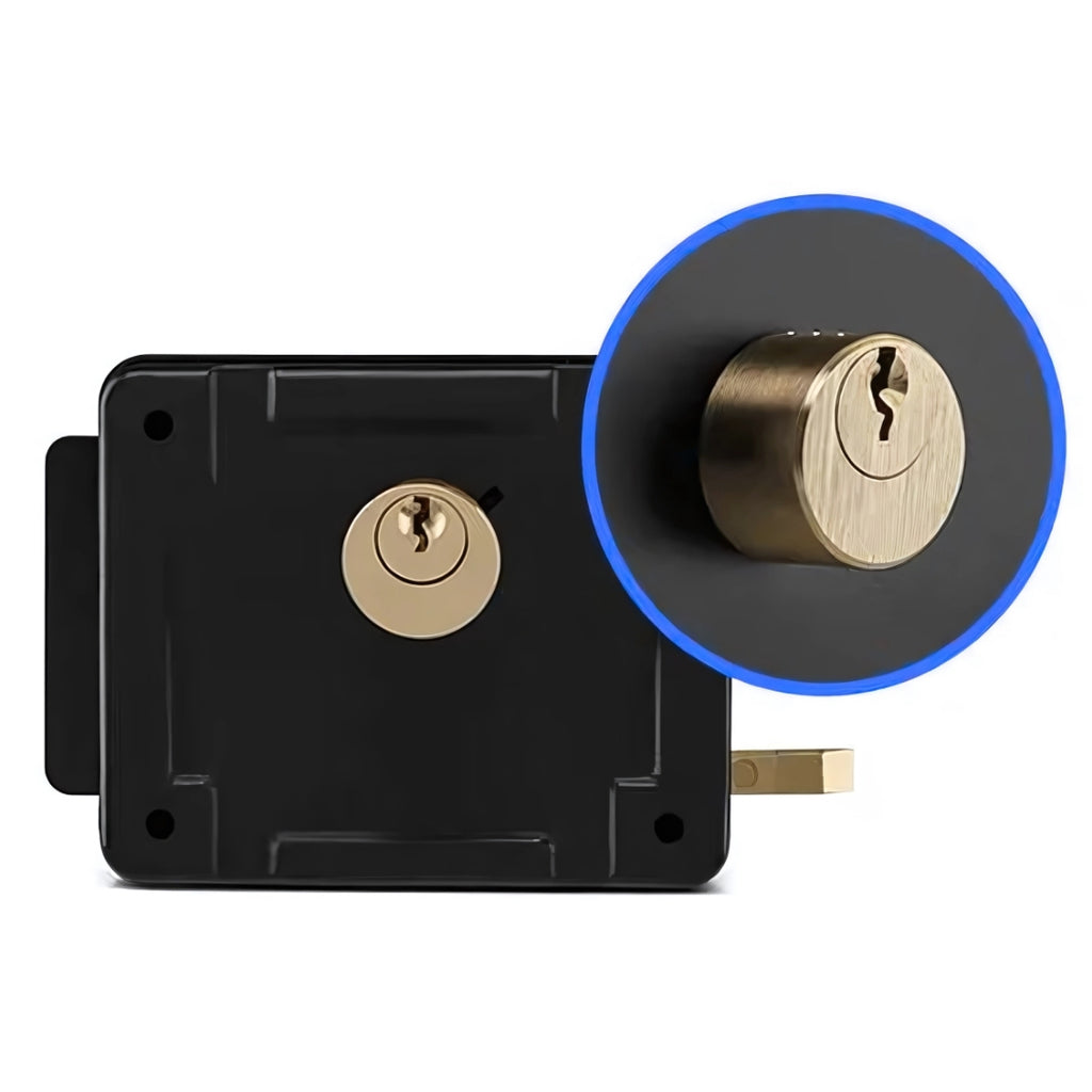 Fechadura Elétrica de Sobrepor FX 500 Intelbras, Cilindro Fixo 40 mm, Compacta, Aço – Preto