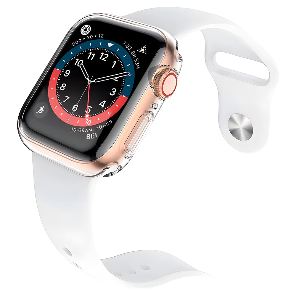 Película Case Protetora Para Apple Watch, 45mm, Resistente a Arranhões, Transparente
