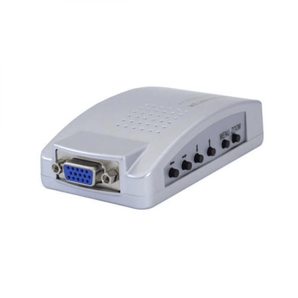 Conversor PC TV De Vga Para AV com Saídas S-vídeo E Vga Rca Alta Resolução Xtrad XT-5555