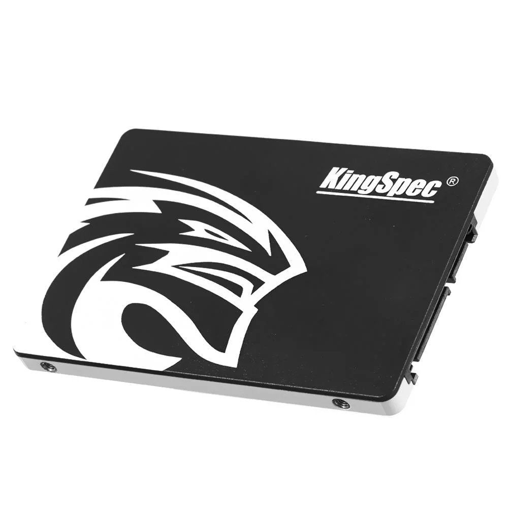 SSD KingSpec 120GB 2,5" SATA III 6Gb/s NAND 3D, Leitura 570MB/s, Gravação 520MB/s, MTBF 1M h, P4-120