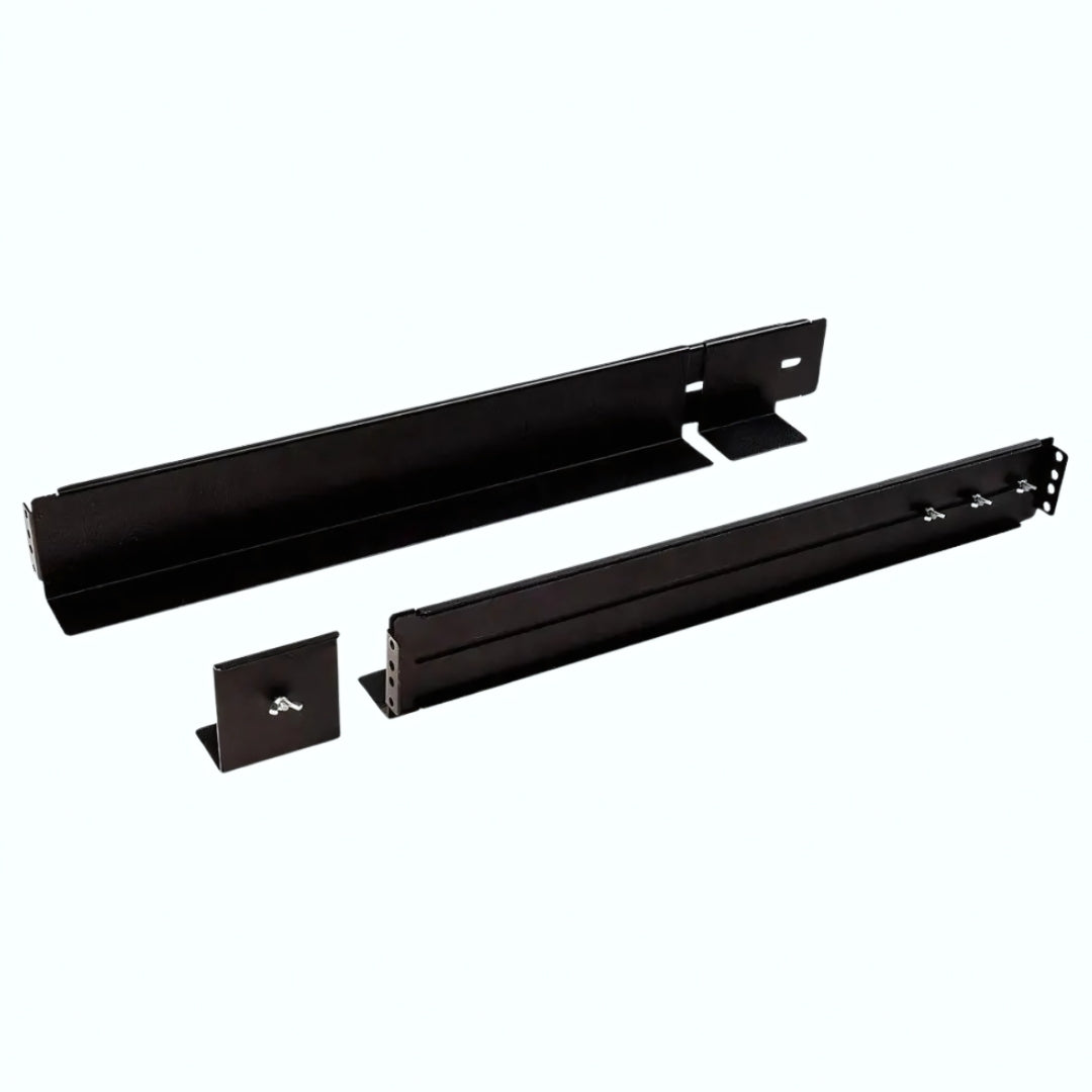 Conjunto de Trilhos Fixos Metálicos Intelbras TR 2U 770-1170, Para Racks de 19" – Suporta até 60KG