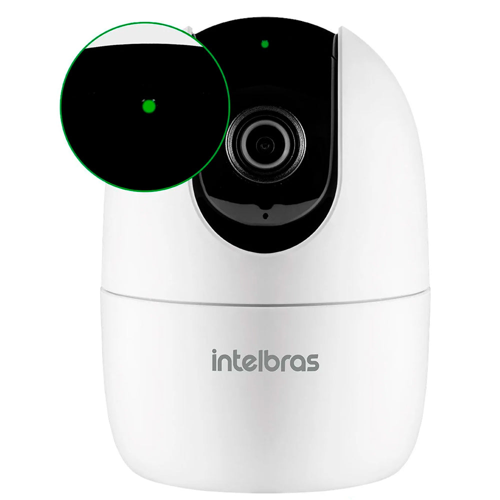 Câmera de Segurança Intelbras IP, iM4 C, Wi-Fi, Full HD, Visão 360 Graus, Compatível com Alexa, Google e Mibo, Branca
