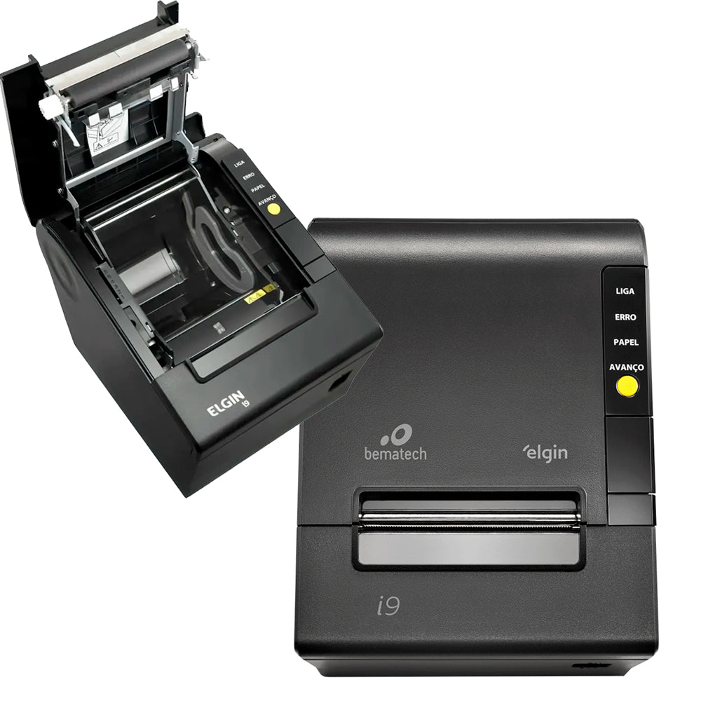 Impressora Térmica Não Fiscal Elgin i9 Full com Guilhotina, Conectividade USB, Serial DB-9 e Ethernet, Bivolt