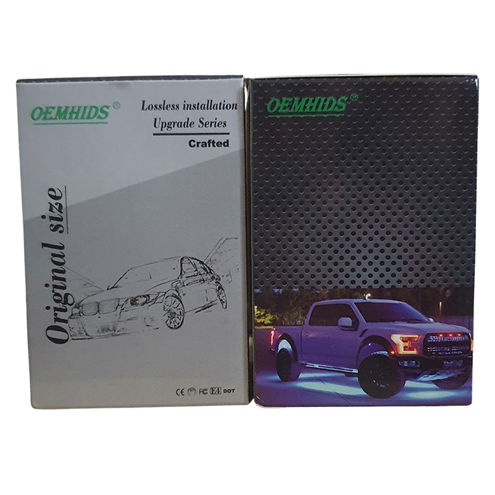 Kit Farol LED D2S D2R, Alto Brilho Com Conversão LossLess, Lampada Xenon, 6000K - OEMHIDS
