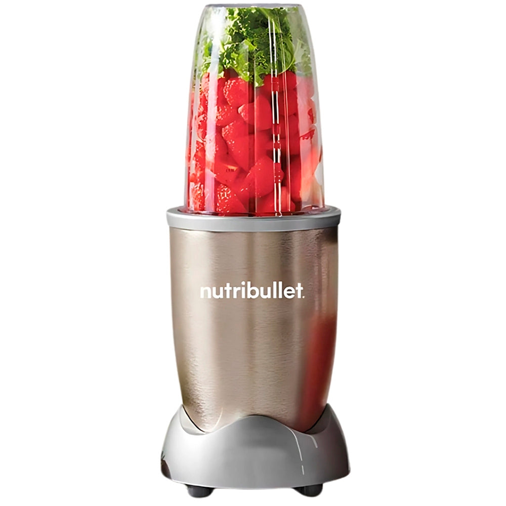 Nutribullet 900w De Potência Com 9 Itens - 5 Em 1 - Liquidificador, Multiprocessador, Blender, Mixer E Moedor - Champagn