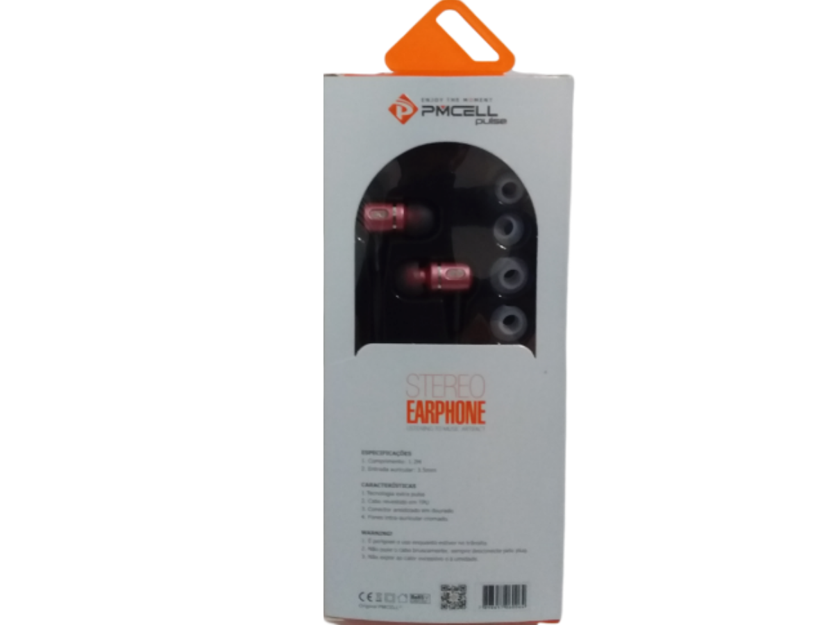 Fone De Ouvido Pmcell Rosa Power-898