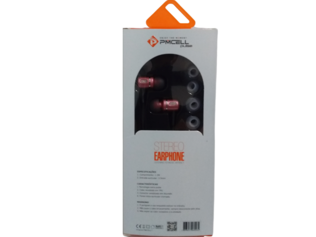 Fone De Ouvido Pmcell Rosa Power-898