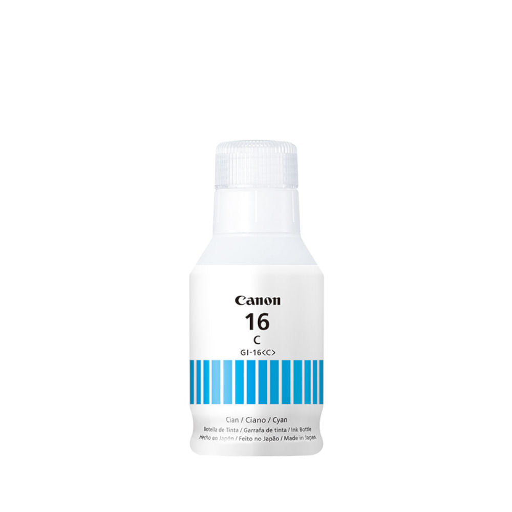 Refil de Tinta Canon GI-16 Ciano Original 135ml para GX5010, GX6010 e GX7010
