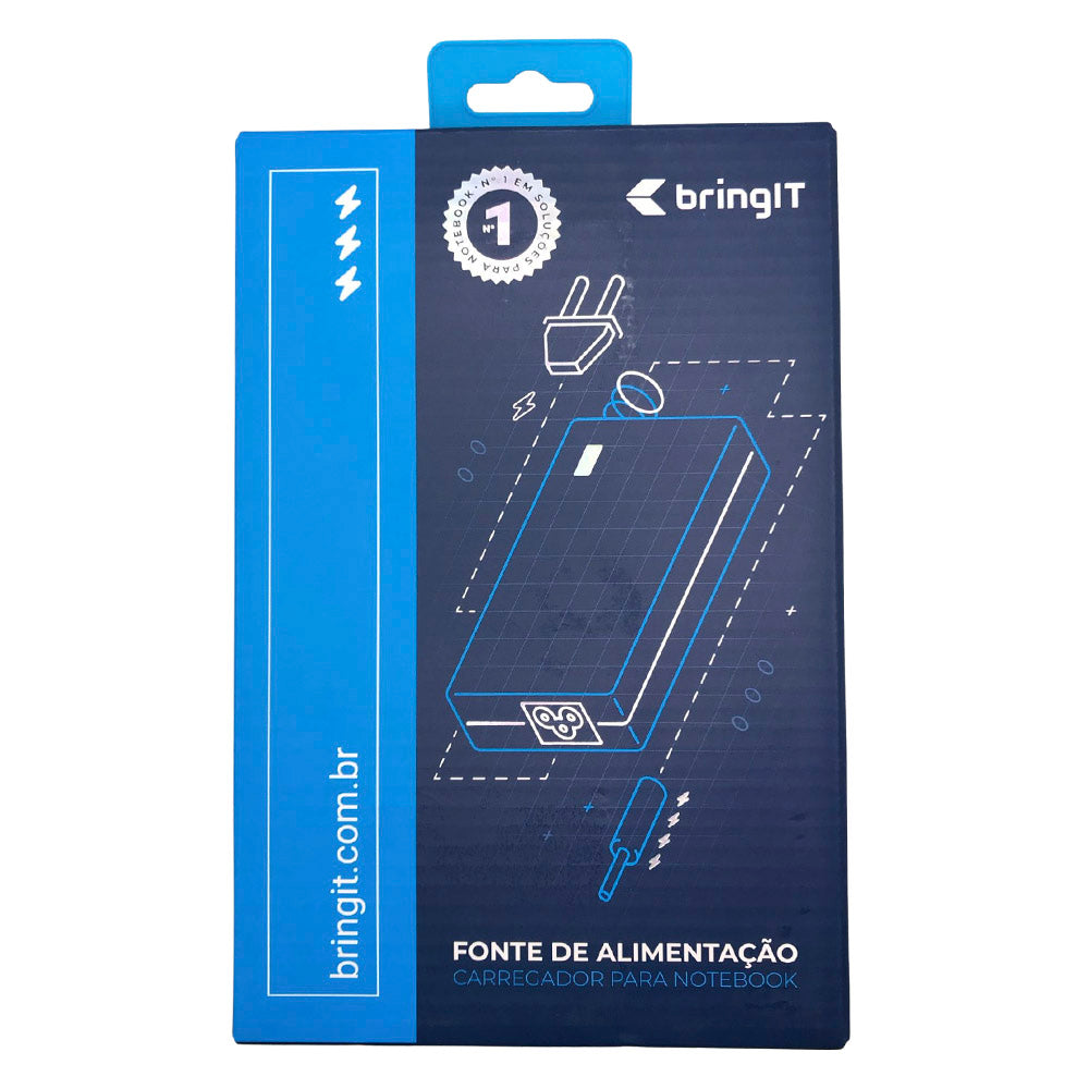 Fonte Para Notebook Compatível Com Compaq, Legacy , Ultra , Positivo DUO 12v 2a Pino 3.5mmx 1.35mm, Bringt