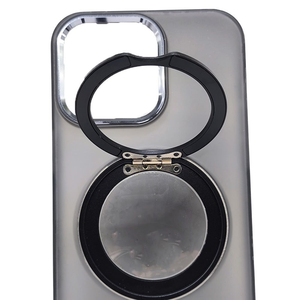 Capa Para iPhone 15 Pro Max, Suporte Para Carregamento Magnético, Preto, BGM