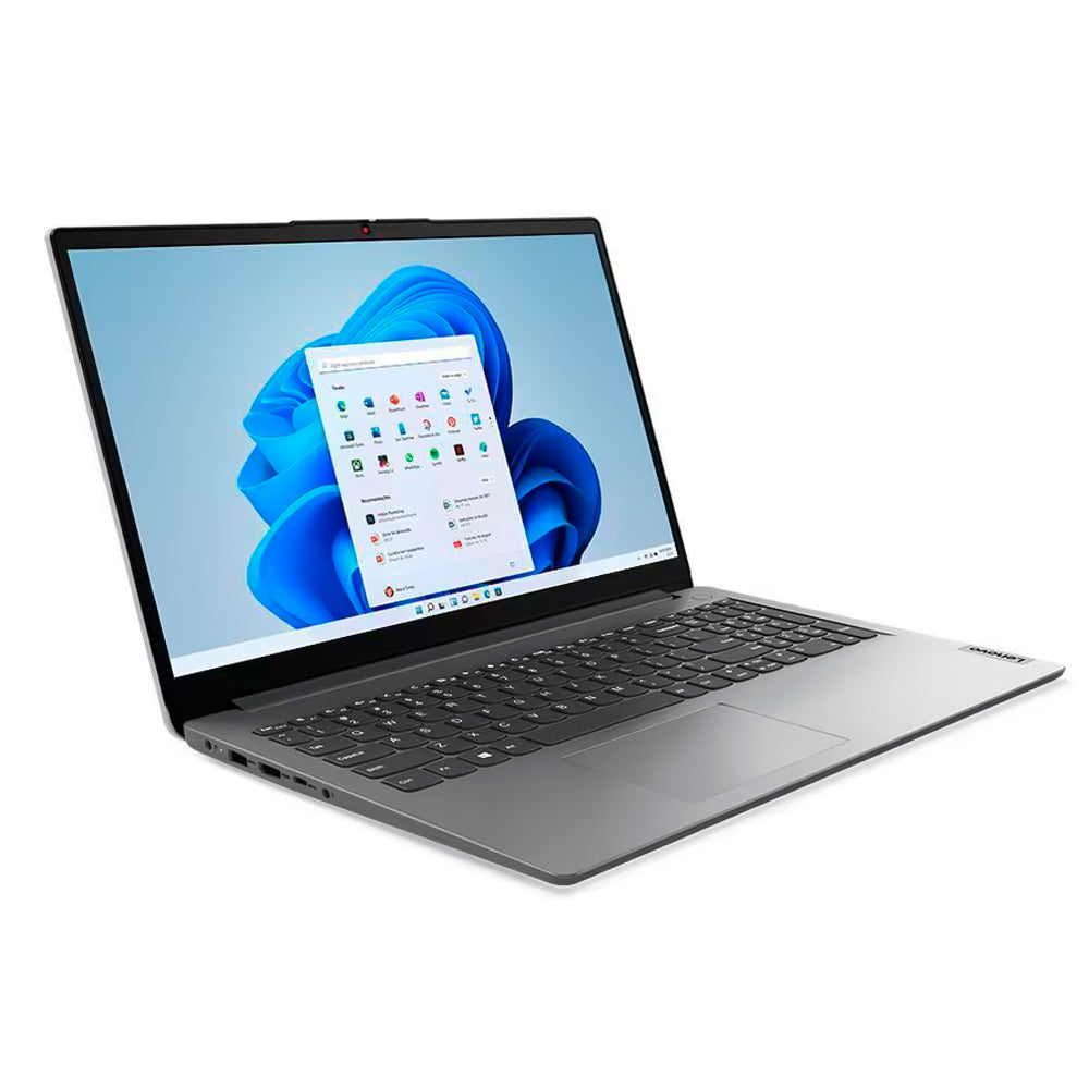 Notebook Lenovo Ultrafino Ideapad 1, Core i3-1215U, 8GB, 256GB SSD, Windows Home, 15.6 Polegadas - 82VY000SBR