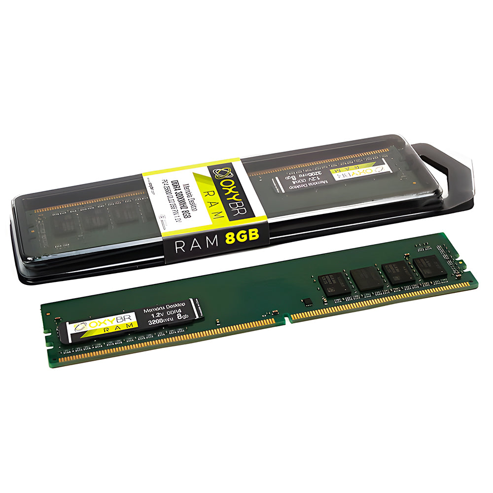 Memória Ram Desktop 8GB 3200MHz DDR4, OXY32N22S8/8, CL22, DIMM, 1.2V - OxyBR