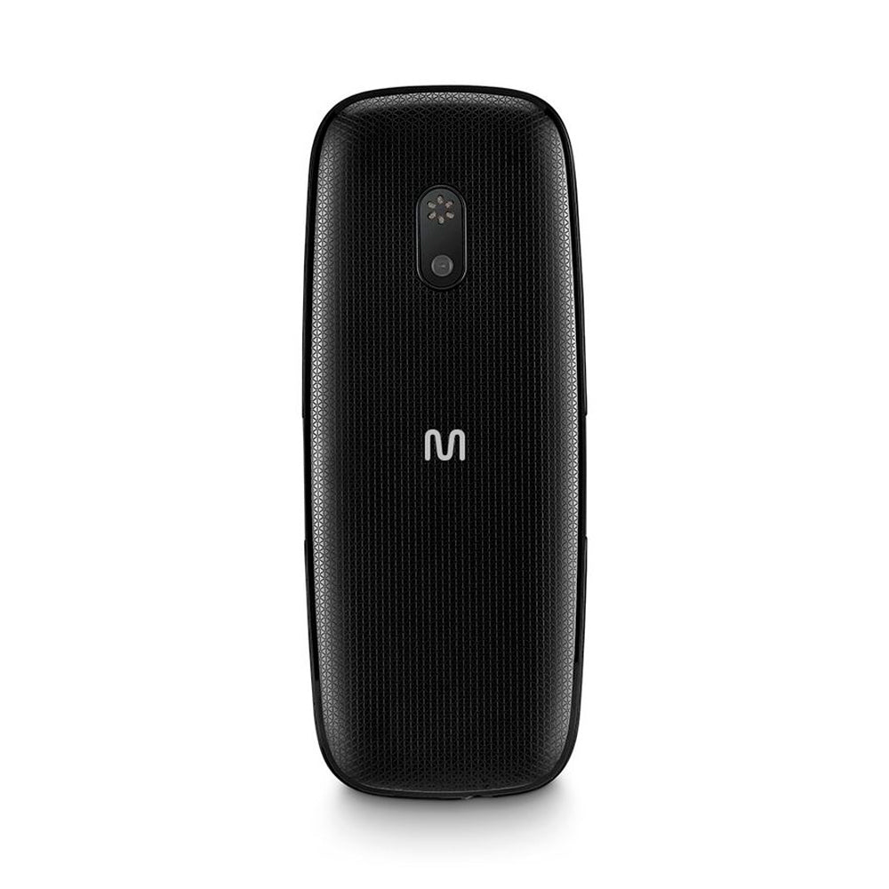 Celular Up Play Multilaser P9076, 2 Chips, Câmera, MP3 Player, Rádio FM e Bluetooth - Preto
