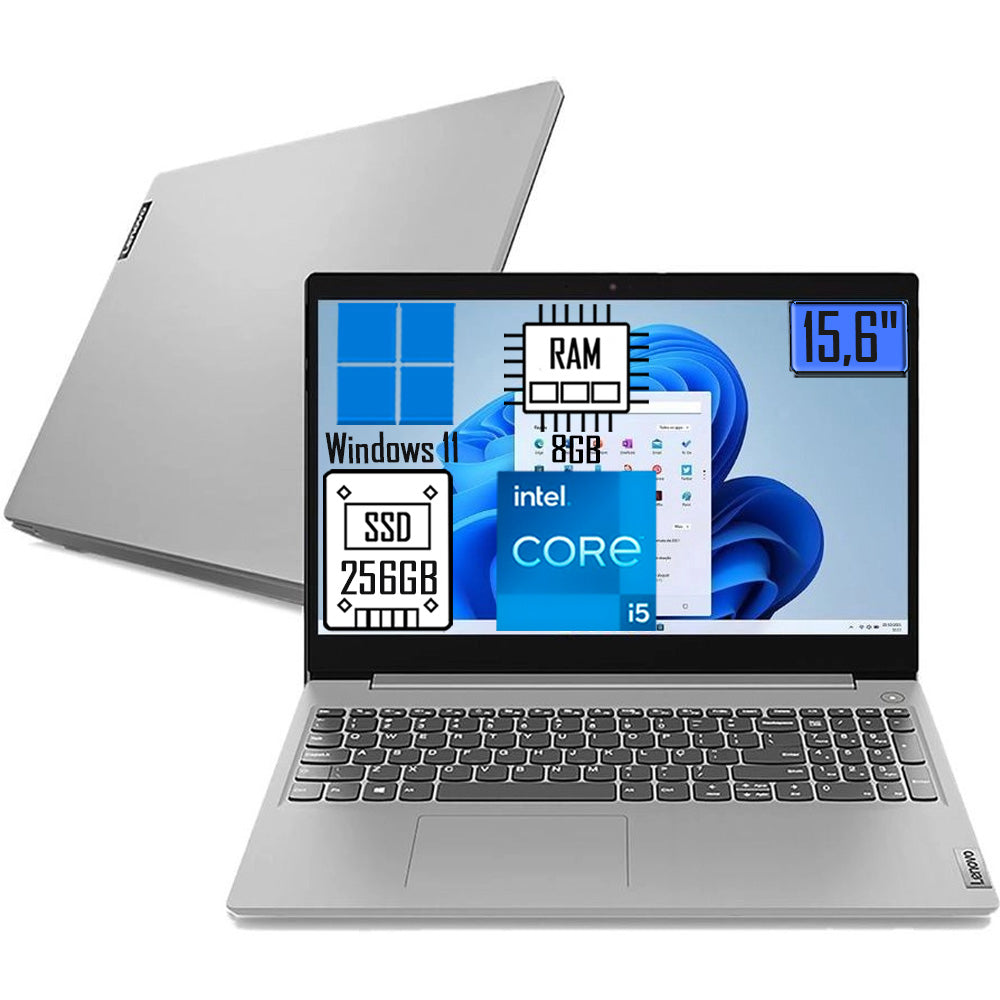 Notebook Lenovo Ideapad 3i 15ITL-6 Intel Core i5-1135G7 8GB (Intel Iris Xe) 256GB SSD W11 15,6