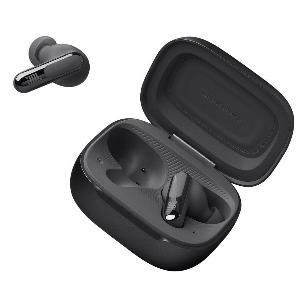 Fone de Ouvido JBL Live Beam 3 Preto Bluetooth, In-ear, Tela de 1.45", Cancelamento de Ruído