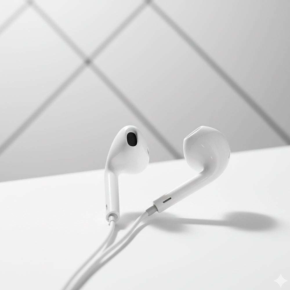Fone De Ouvido Stereo, com Microfone, Super & Deep Bass, Fio 1.2 Metros, A'Gold, FN-A07 - Branco