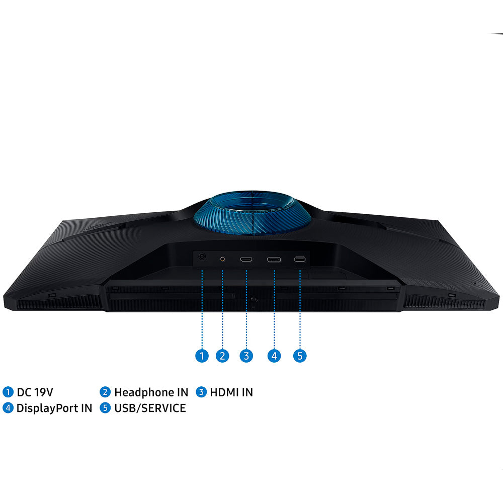 Monitor Gamer Samsung Odyssey 27"FHD, 165Hz, 1ms, Com Ajuste de Altura, HDMI, DP, Freesync, Preto, Série G32, S27AG320NL