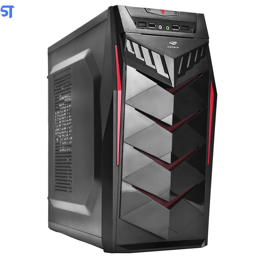 Computador Core i5 10400, Placa Mãe H510M, SSD-256GB, RAM-8GB DDR4, Gab MT-G70BK, Fonte 500W
