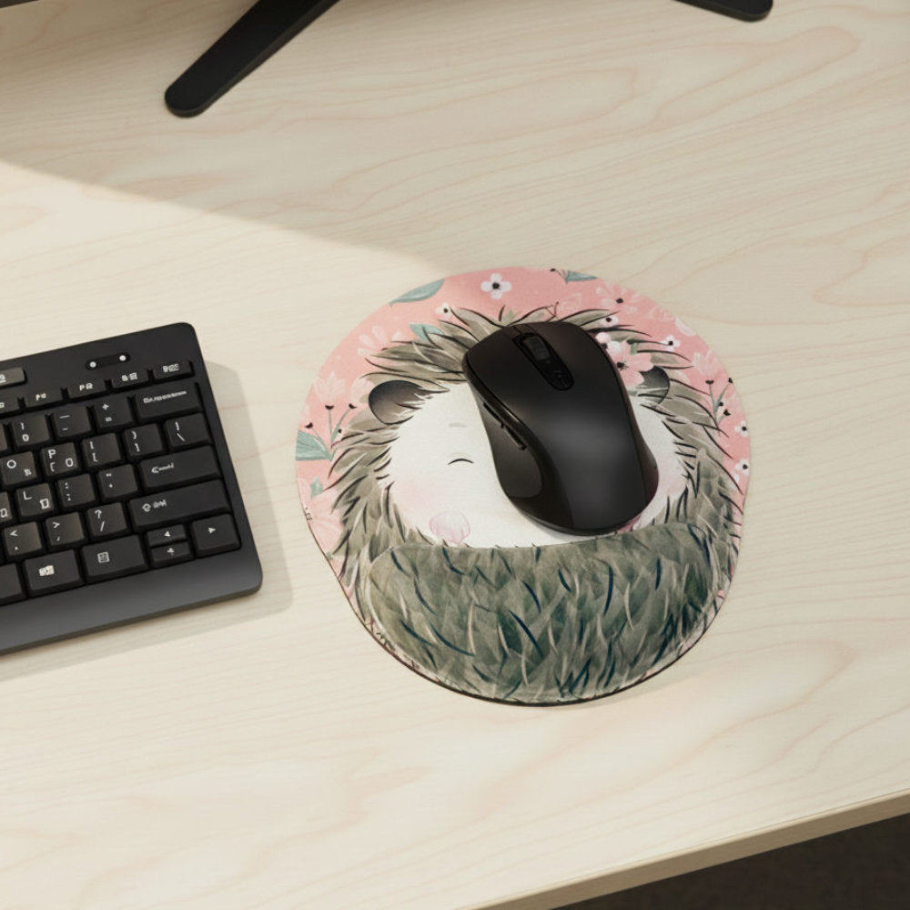 Mouse Pad Ergonômico 24 x 20,6cm, Reliza Comfort Fun, Apoio  para Pulso e Base Antiderrapante - Estampa Ouriço