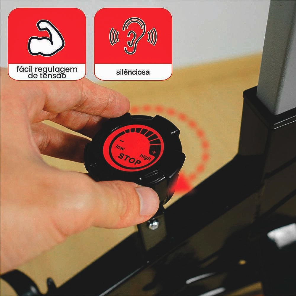 Bicicleta Ergometrica Spinning S100- Consport, Com Suporte Para Tablete e Smartphone