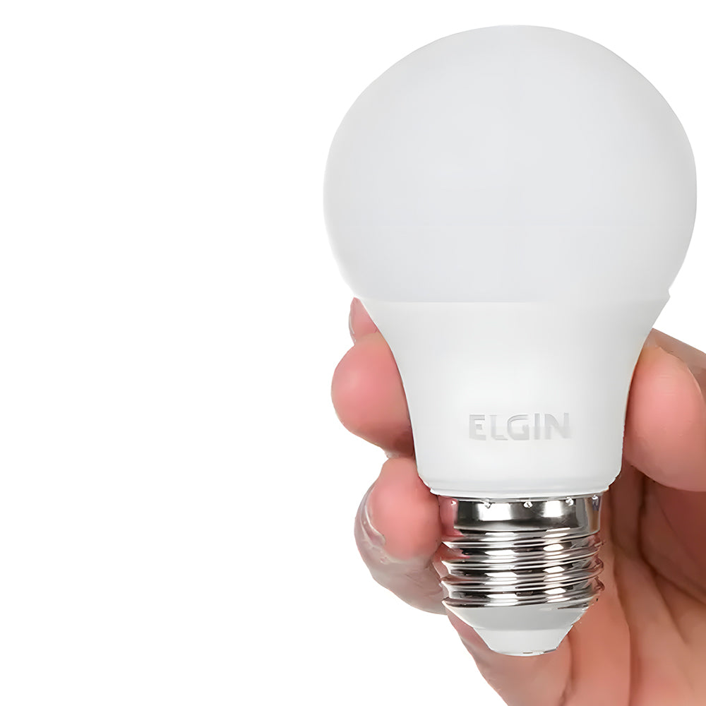 Lâmpada Bulbo LED 9W, 810 Lúmnes, A60 Bivolt, 6500K Branca Fria, Soquete E27, Elgin - 48BLED2F09YU