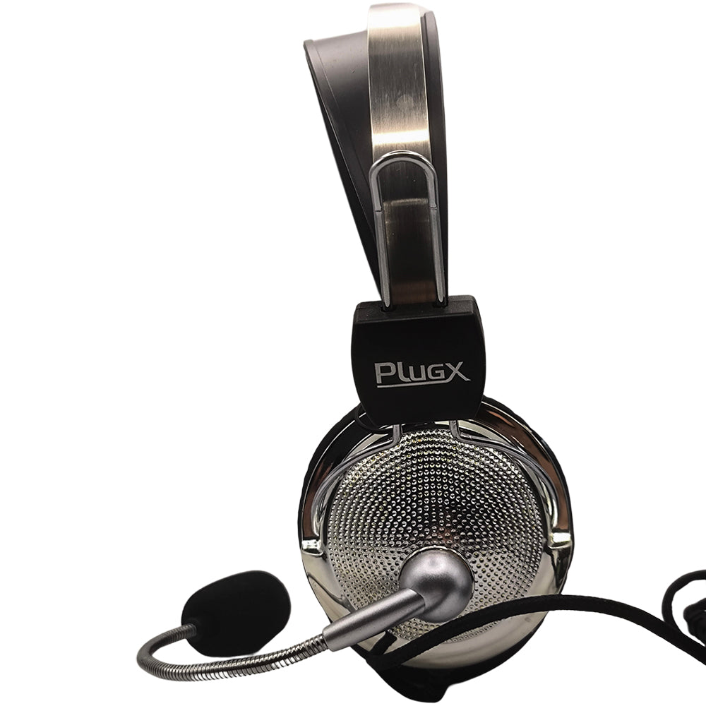 Headphone, Com Microfone, P2 Plug 3.5mm, Super Bass, Cabo 2 Metros Comprimento, PlugX, F-301