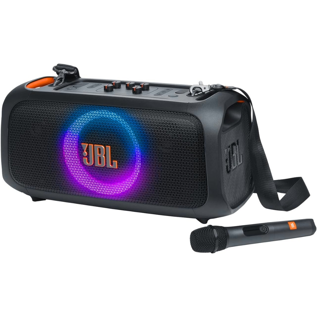 Caixa de Som Portátil Bluetooth JBL PartyBox On The Go Essential, Com Microfone Sem Fio - JBLPBOTGESBR2