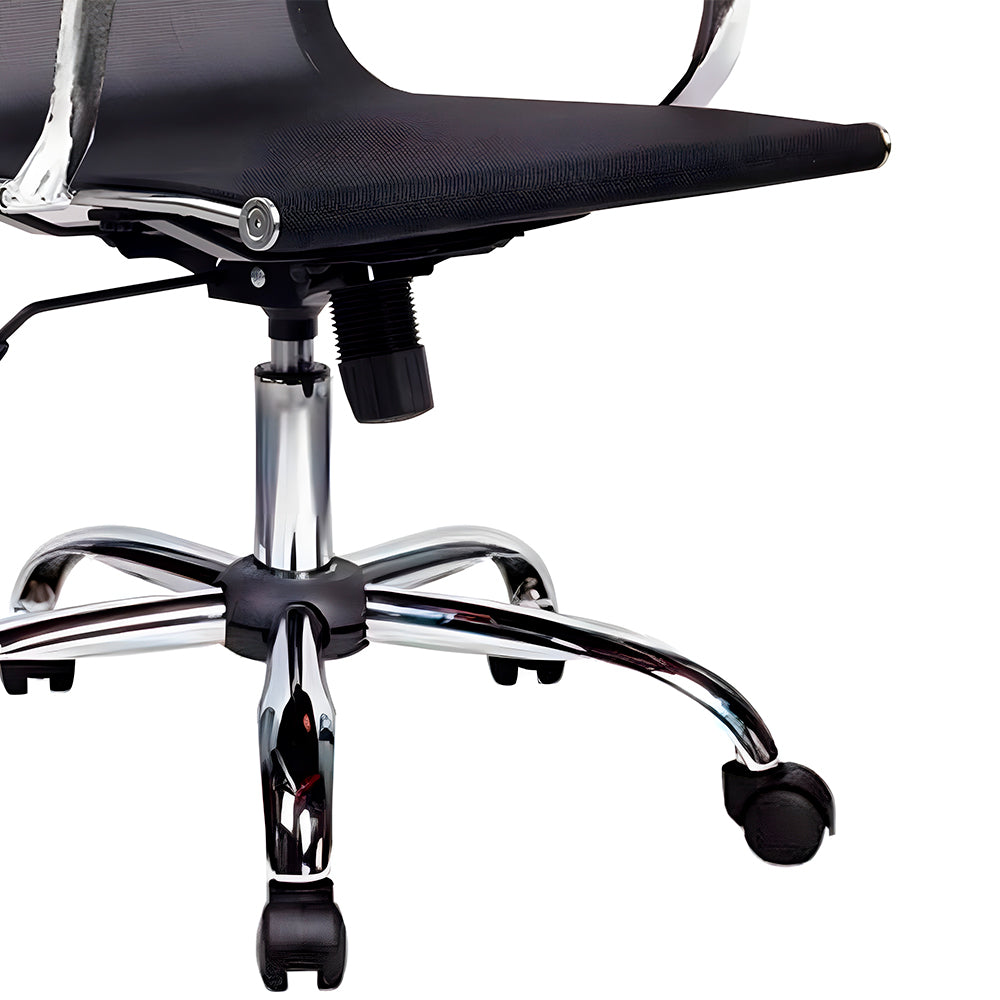 Cadeira Escritório Diretor Firenze Giratória Regulagem Preto