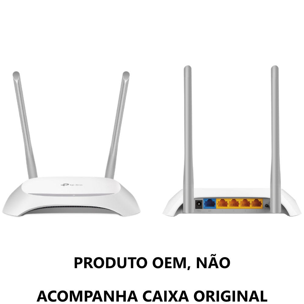 Roteador Tp-Link Tl-WR840NW (V6.0) Wi-Fi Wireless N Até 300Mbps OEM S/Box
