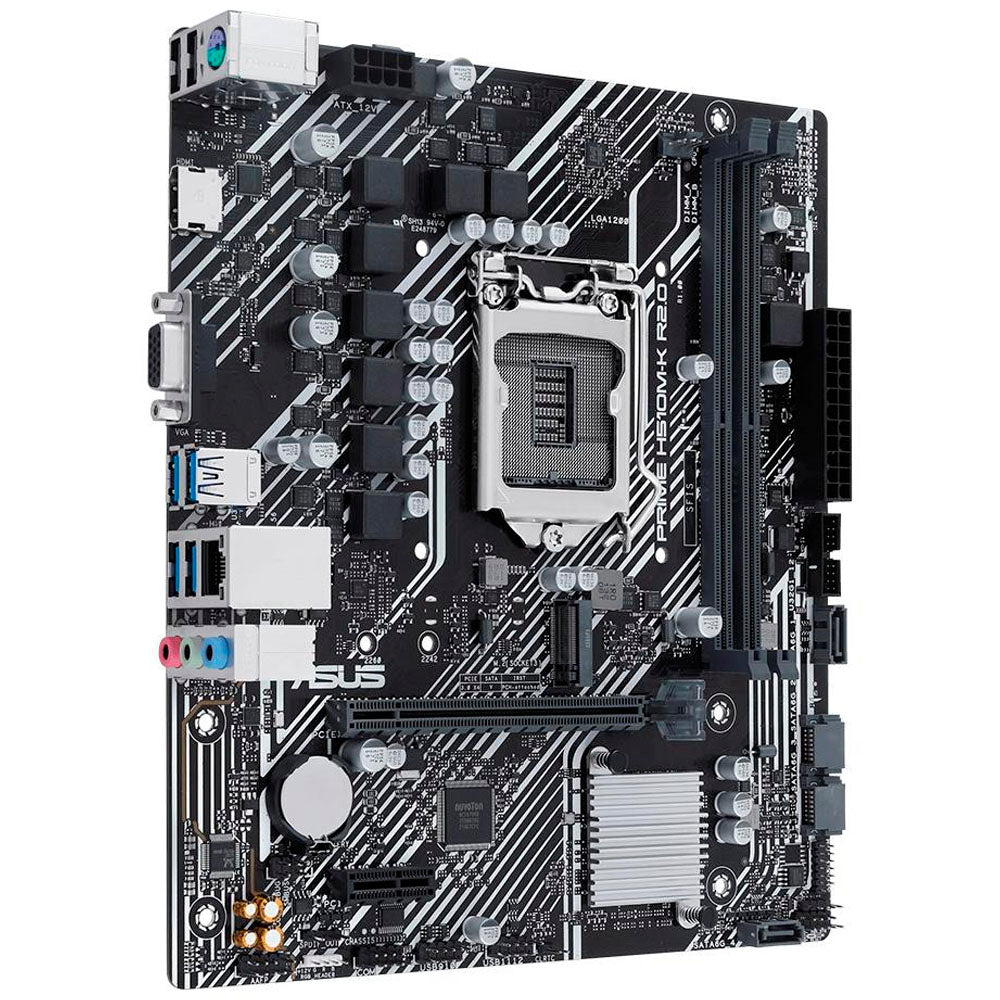 Kit Montagem de Computador Placa Mãe Asus H510M LGA 1200, Processador Core i5-10400, Memória 16GB DDR4, Fonte ATX 350