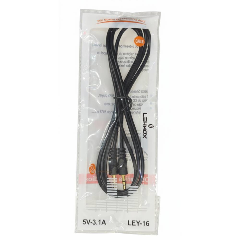 Cabo Extensor P2 Macho X P2 Macho, Lehmox, Ley-16, 1.4 Metro