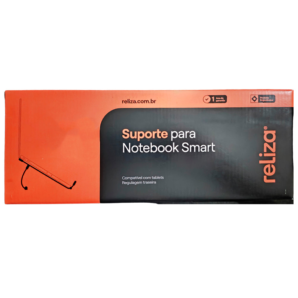 Suporte Para Notebook, Ergonômico, Ajustável, Smart, Conforto e Estabilidade - Preto