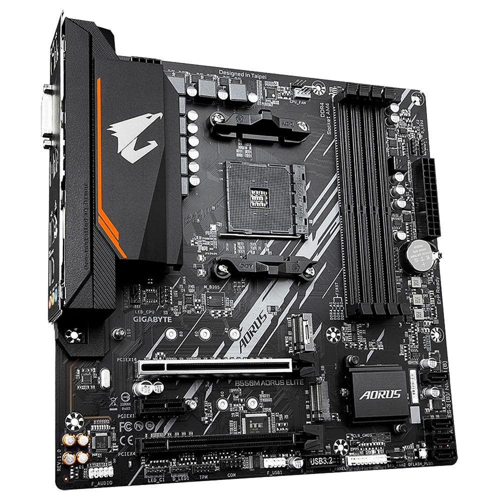 Placa Mãe Gigabyte B550M AORUS Elite, Chipset B550, AMD AM4, mATX, DDR4