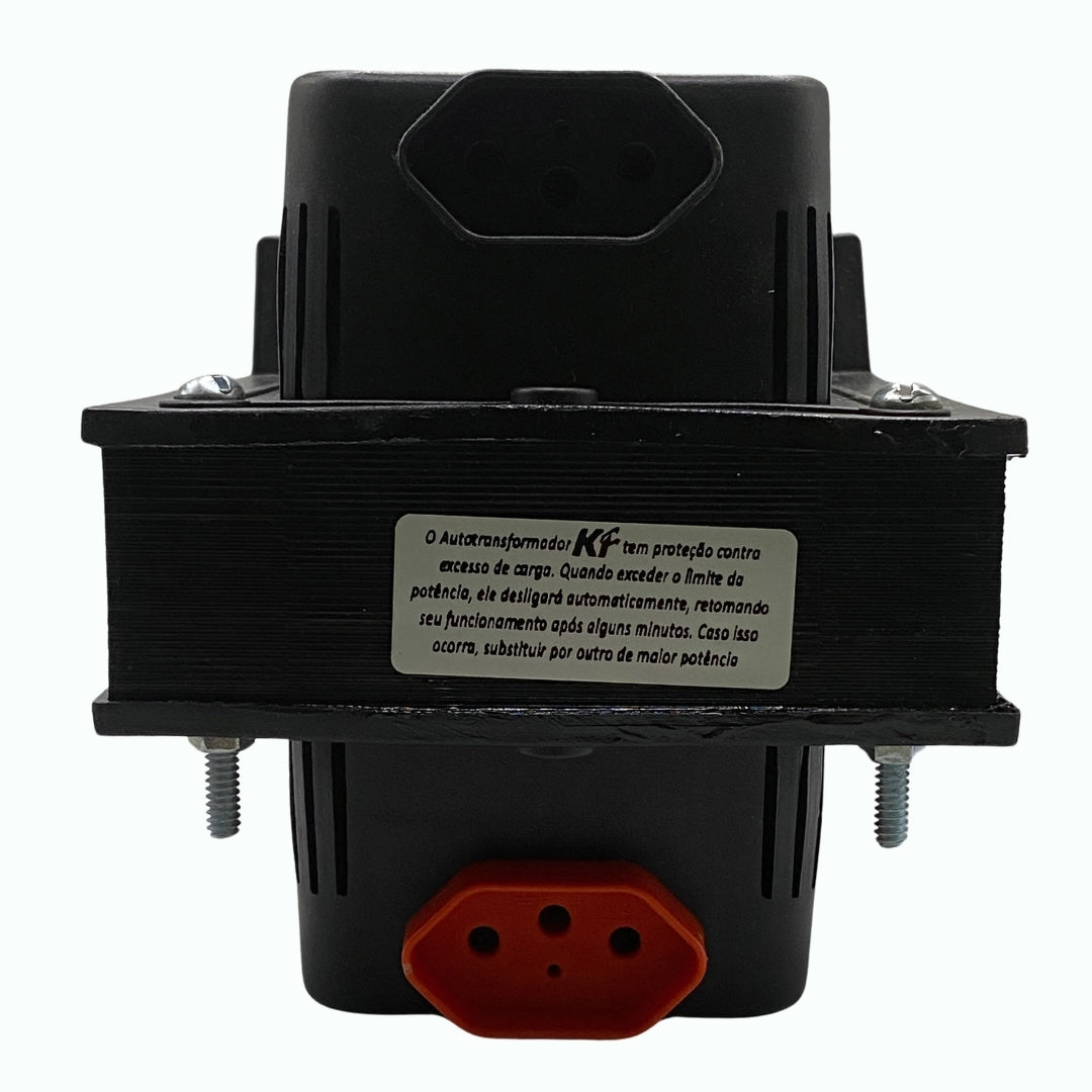 Autotransformador  KF, Bivolt 110/220V, 3.000VA, Slim, Preto - TRF0897