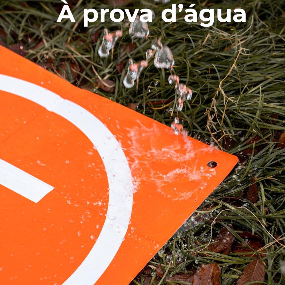 Pista de Pouso e Decolagem de Drone, 60cm, Para DJI Mavic 3 Classic, Pro Air 2s, Mavic Air 2 Mini - Laranja