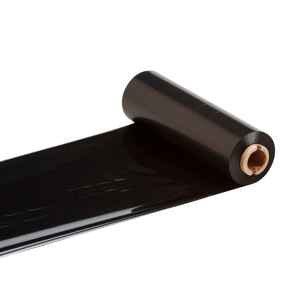 Ribbon De Cera Preto, 110mm Com 65 Metros, Para Zebra TLP 2844, Zebra GC420t, Elgin L42